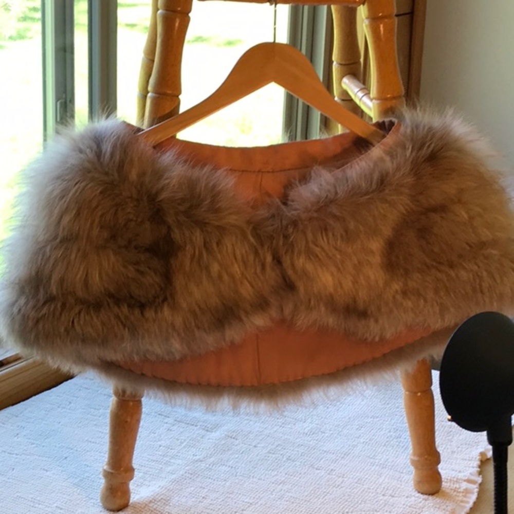 FUR SHAWL, VINTAGE